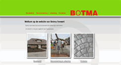 Desktop Screenshot of botmaferwert.nl