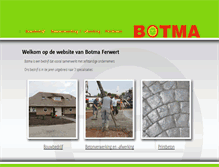 Tablet Screenshot of botmaferwert.nl